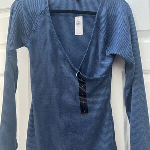 NWT Banana Republic wrap shirt